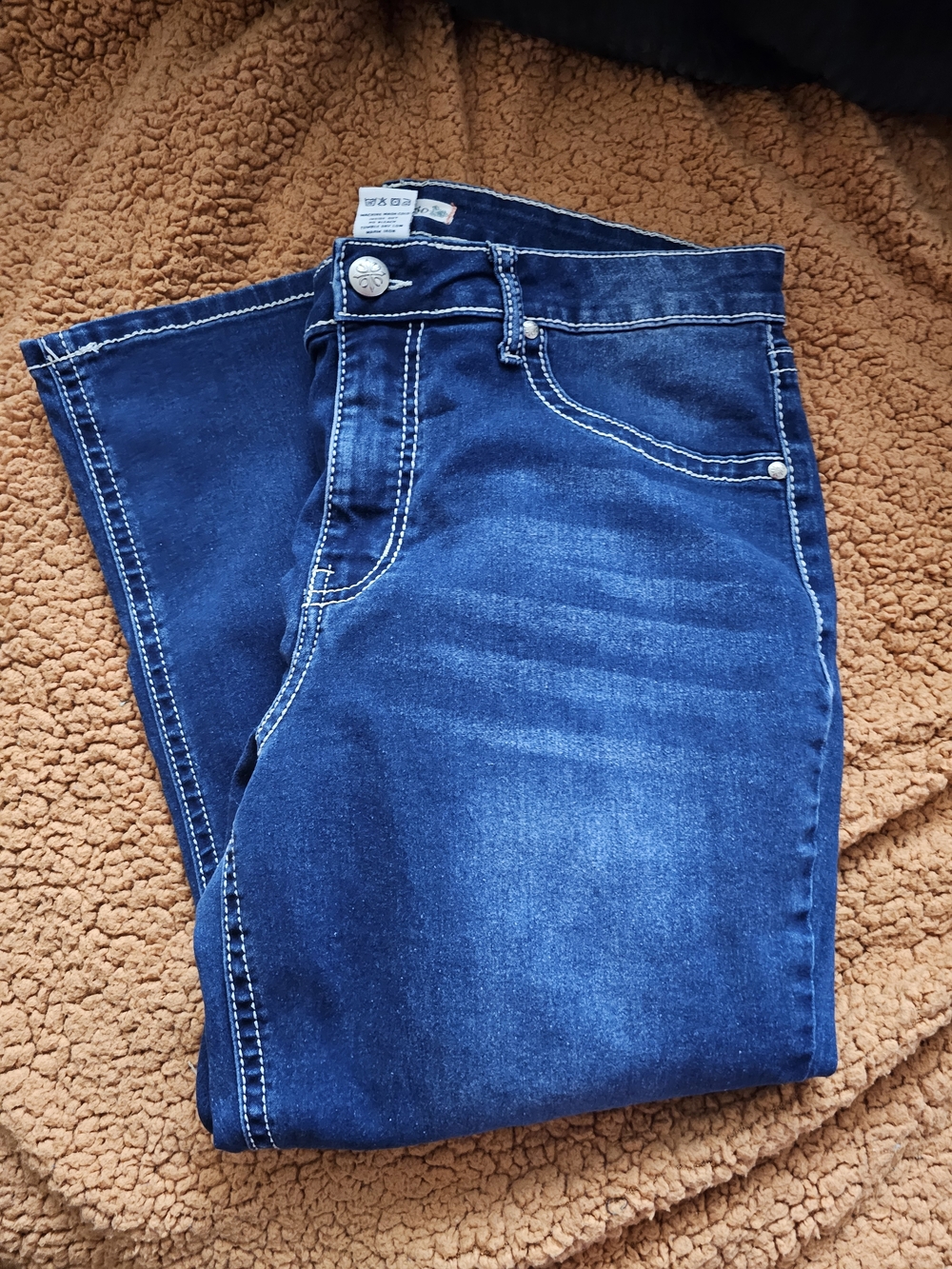Love Indigo Dark Blue Jeans
